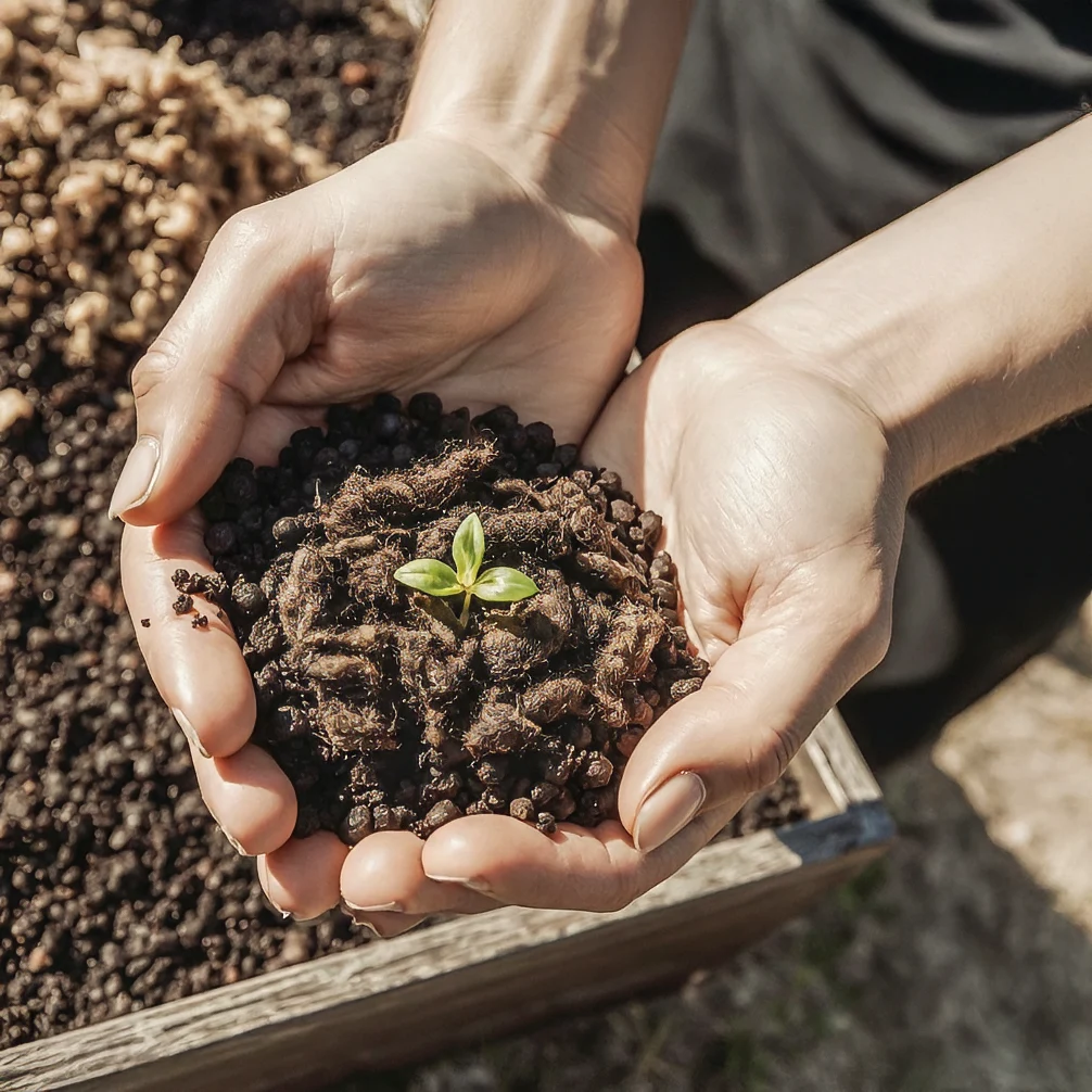 Lampaanvillarouhe maanparannusaineena